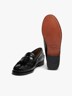 Best G.H.BASS Weejuns Esther Kiltie Tassel Loafers Leather Black