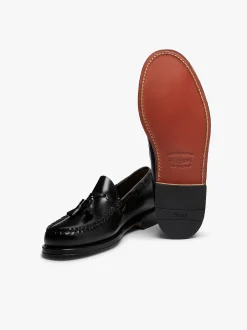 Best G.H.BASS Weejuns Larkin Tassel Loafers Leather Black