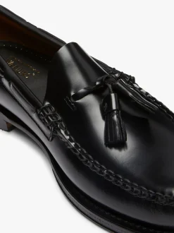Best G.H.BASS Weejuns Larkin Tassel Loafers Leather Black