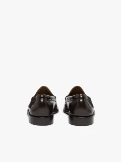 Hot G.H.BASS Weejuns Larkin Tassel Loafers leather with leather sole Chocolate