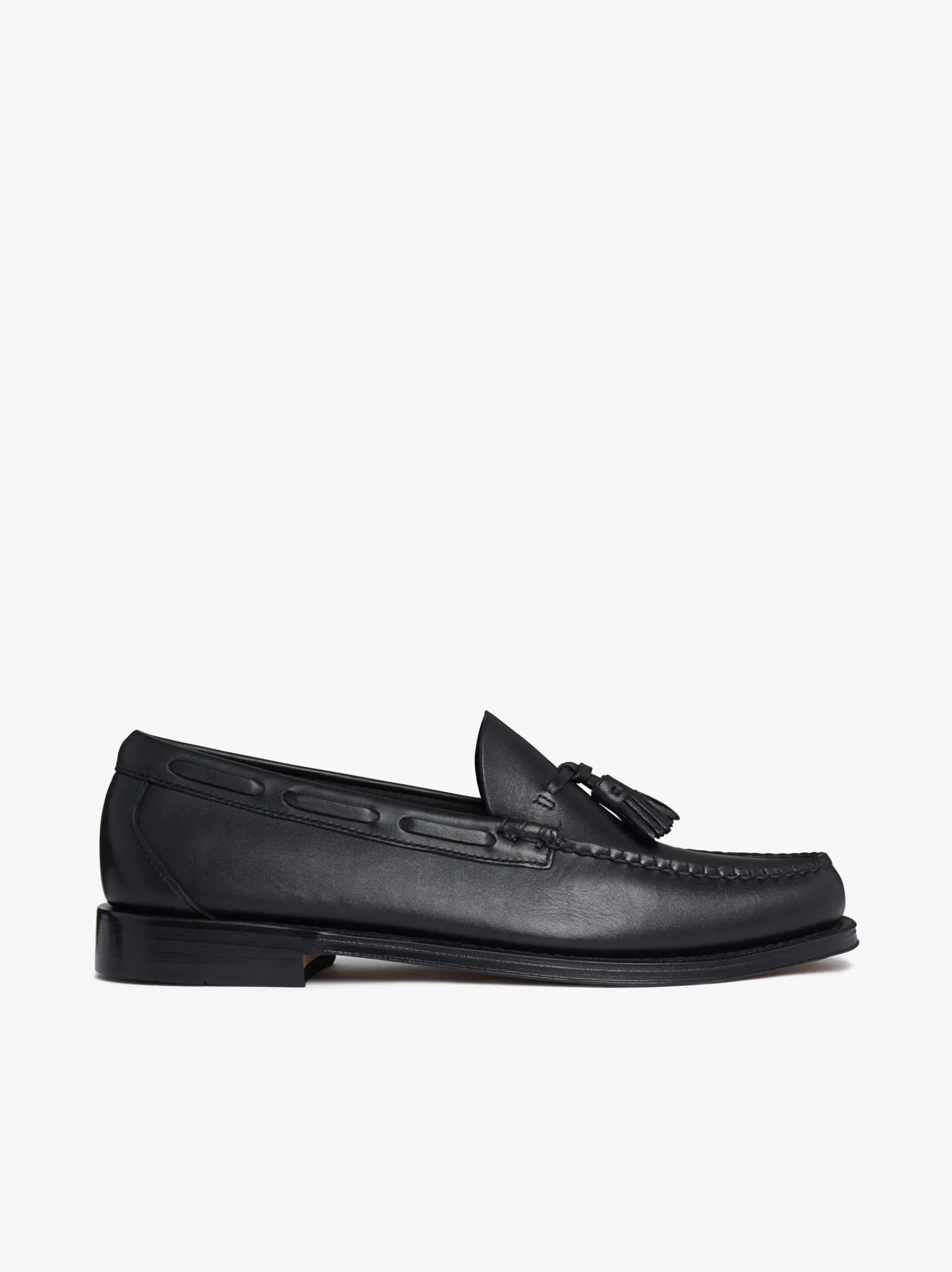 Best G.H.BASS Weejuns Larkin Tassel Loafers Soft Leather Black