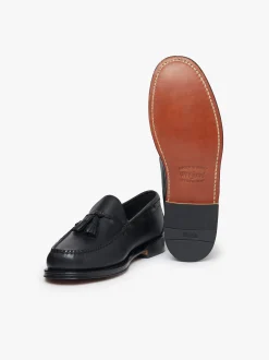Best G.H.BASS Weejuns Larkin Tassel Loafers Soft Leather Black