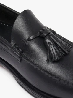 Best G.H.BASS Weejuns Larkin Tassel Loafers Soft Leather Black