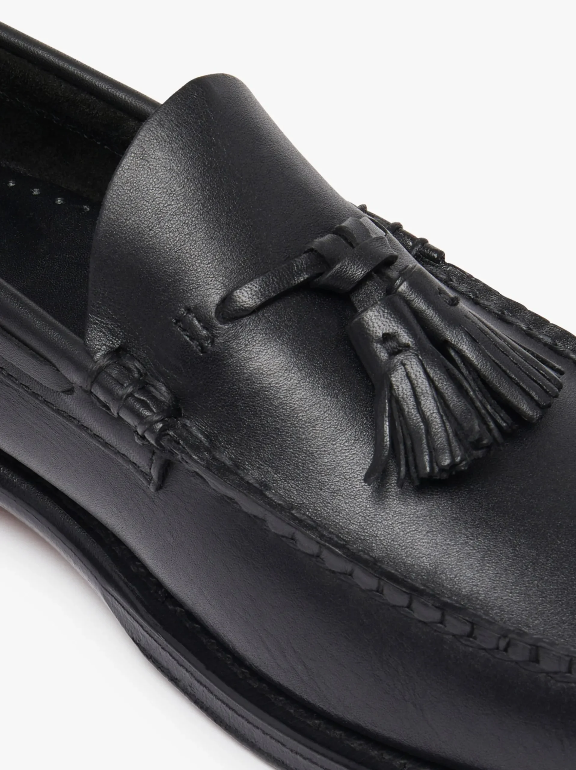 Best G.H.BASS Weejuns Larkin Tassel Loafers Soft Leather Black