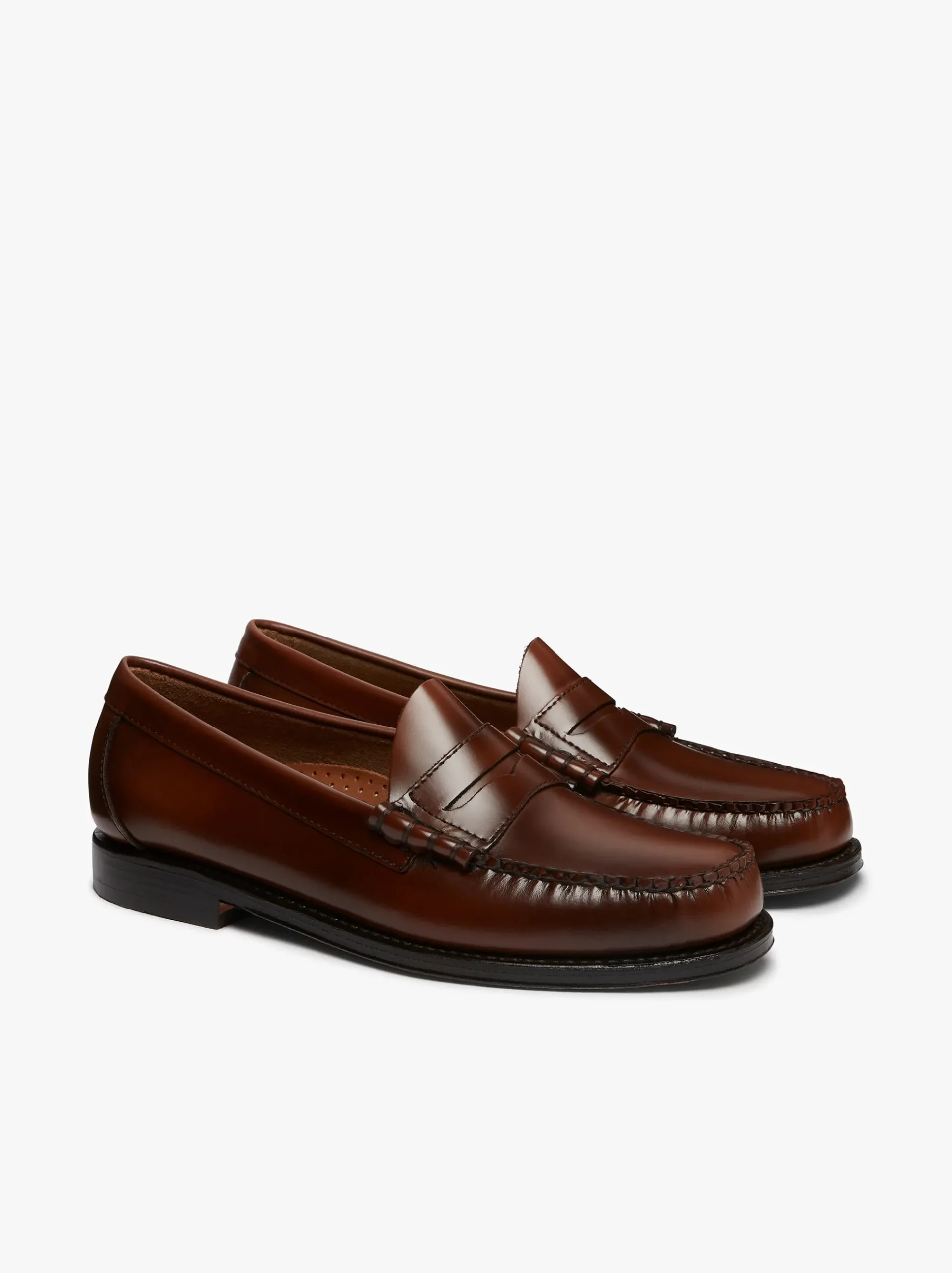Hot G.H.BASS Weejuns Larson Penny Loafers Leather Brown