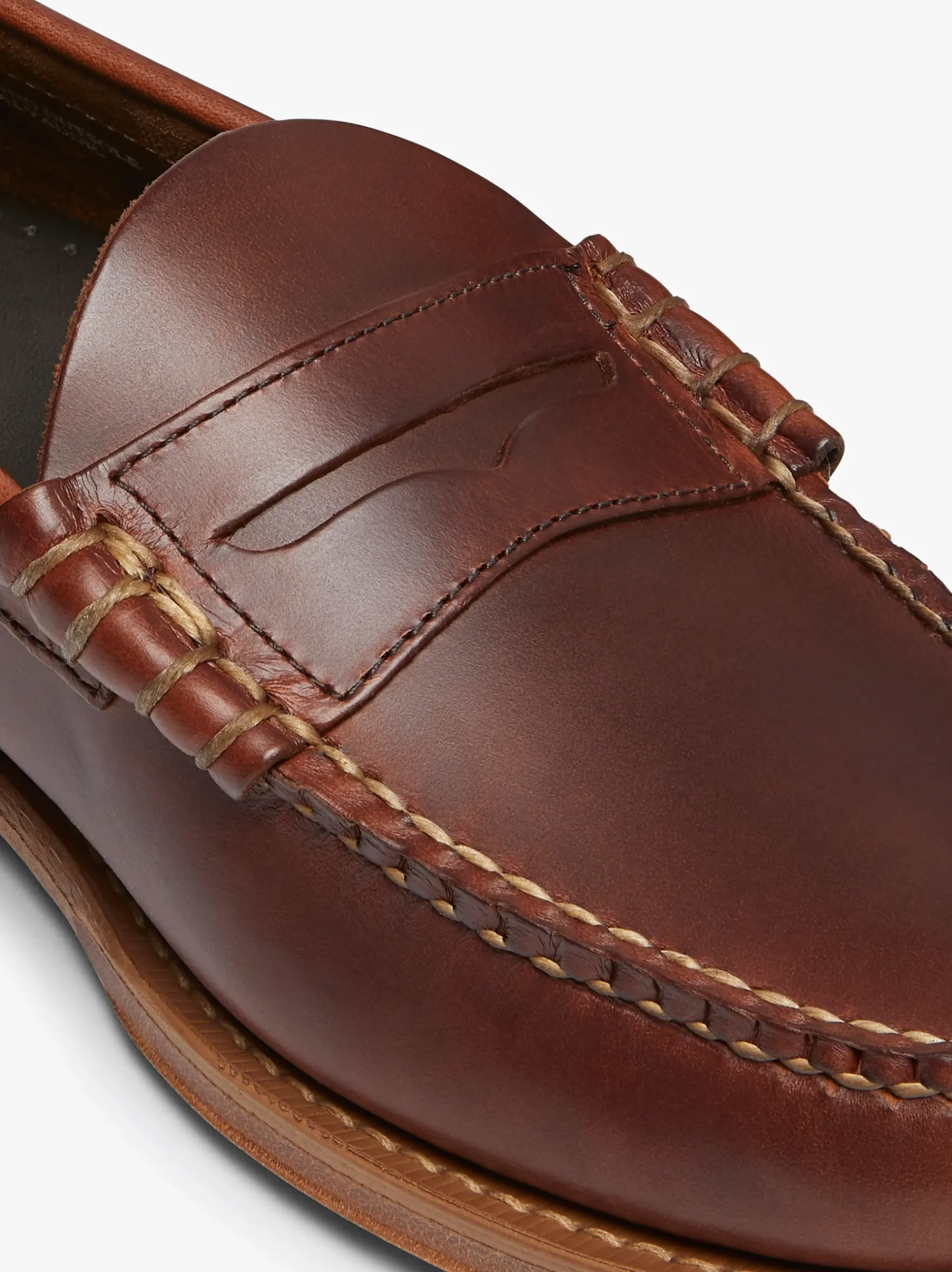 Discount G.H.BASS Weejuns Larson Penny Loafers Leather Brown