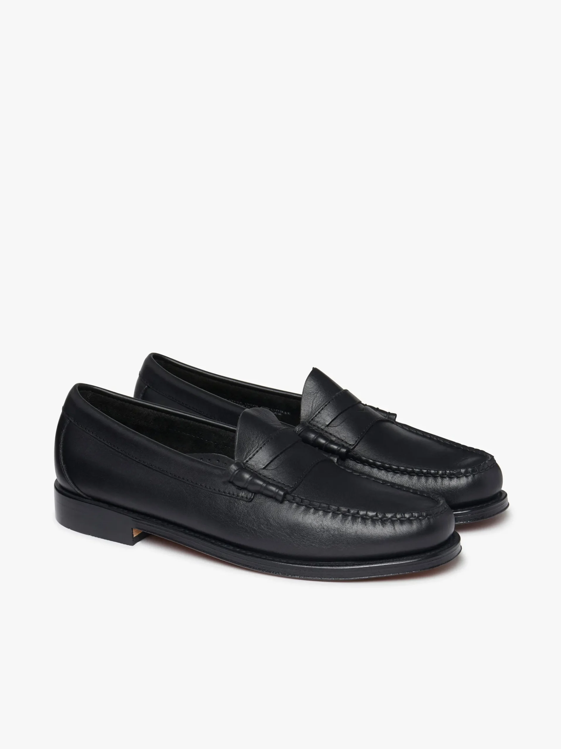 Clearance G.H.BASS Weejuns Larson Penny Loafers Soft Leather Black