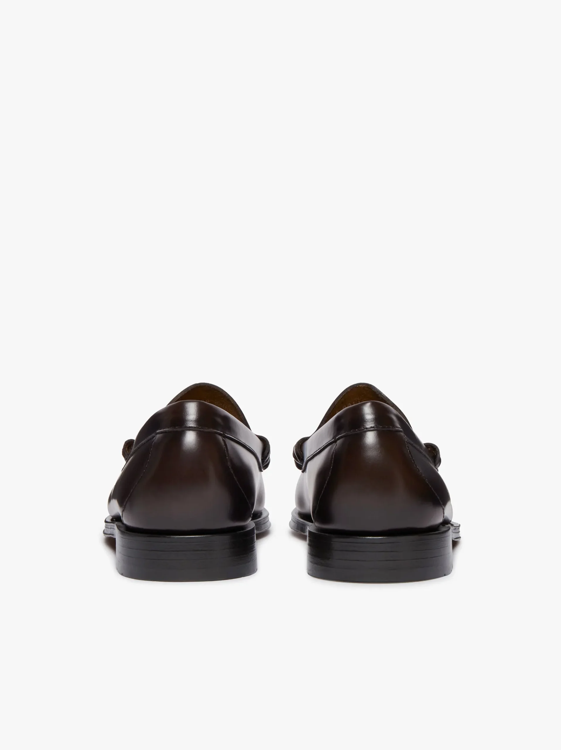 New G.H.BASS Weejuns Larson Penny Loafers Leather Chocolate