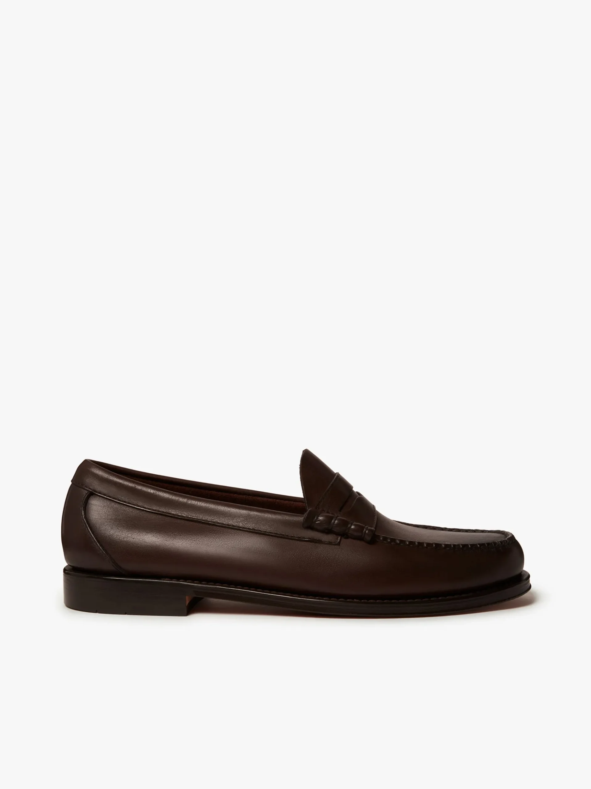 Clearance G.H.BASS Weejuns Larson Penny Loafers Soft Leather Chocolate
