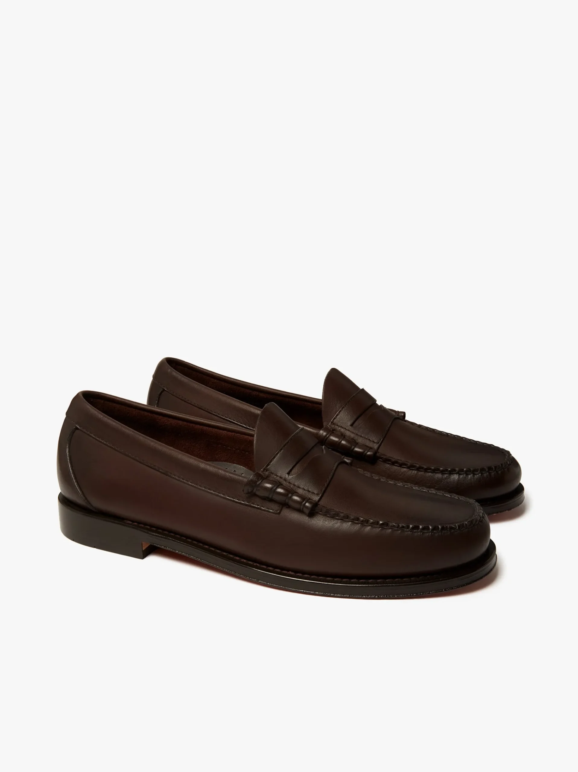 Clearance G.H.BASS Weejuns Larson Penny Loafers Soft Leather Chocolate