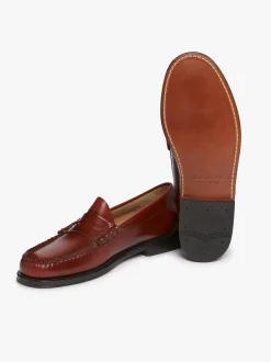 Online G.H.BASS Weejuns Larson Penny Loafers Leather Smoke Paprika