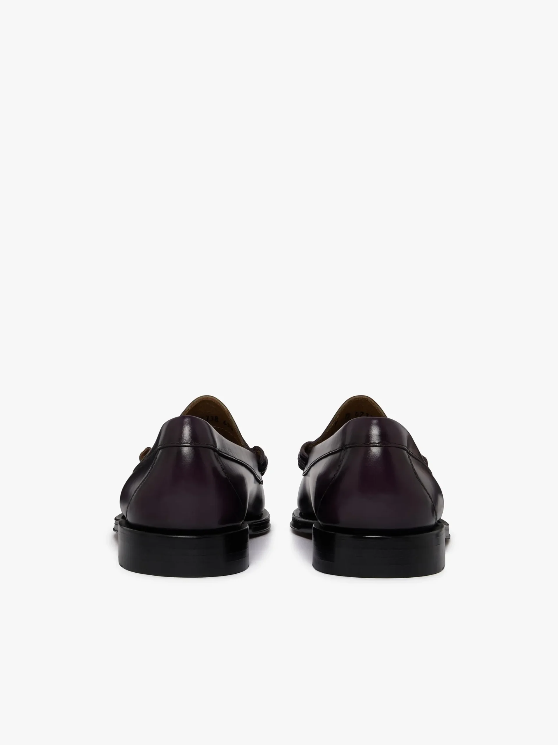Outlet G.H.BASS Weejuns Larson Penny Loafers leather Plum