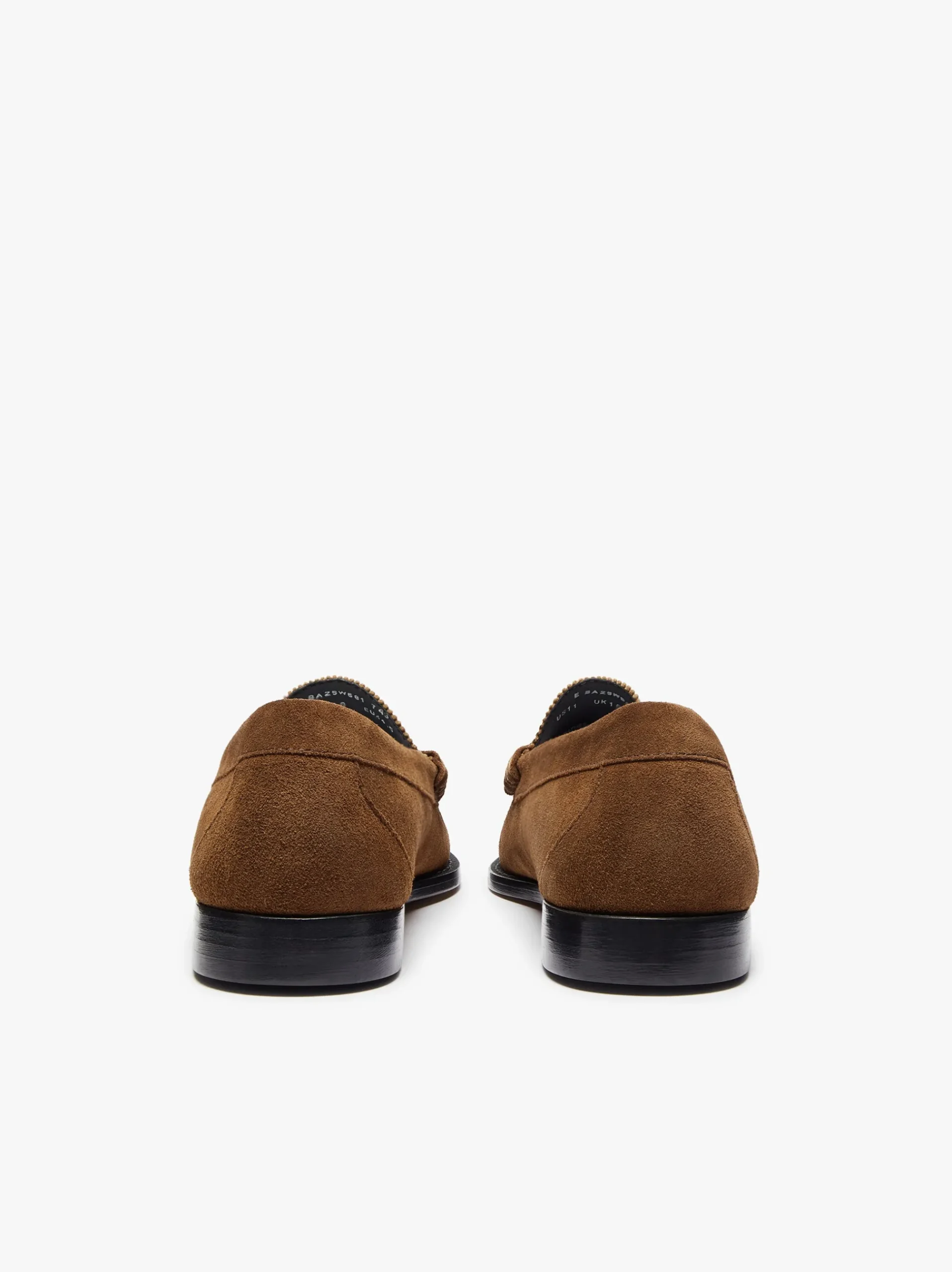 G.H.BASS Weejuns Larson Penny Loafers Dark Brown Suede and Brown Corduroy