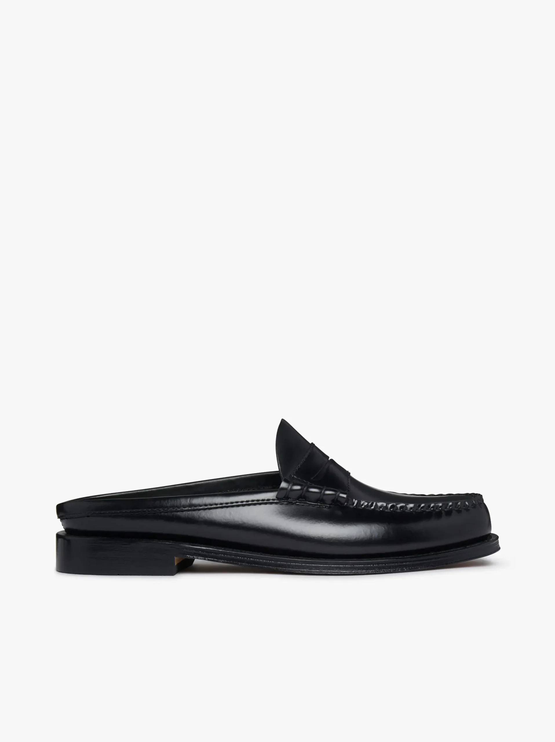 New G.H.BASS Weejuns Larson Penny Slides Leather Black