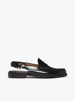 Online G.H.BASS Weejuns Larson Penny Slingback Loafers Black