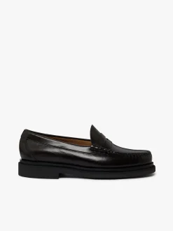 Discount G.H.BASS Weejuns Larson Step Penny Loafers Chocolate leather