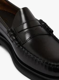 Discount G.H.BASS Weejuns Larson Step Penny Loafers Chocolate leather
