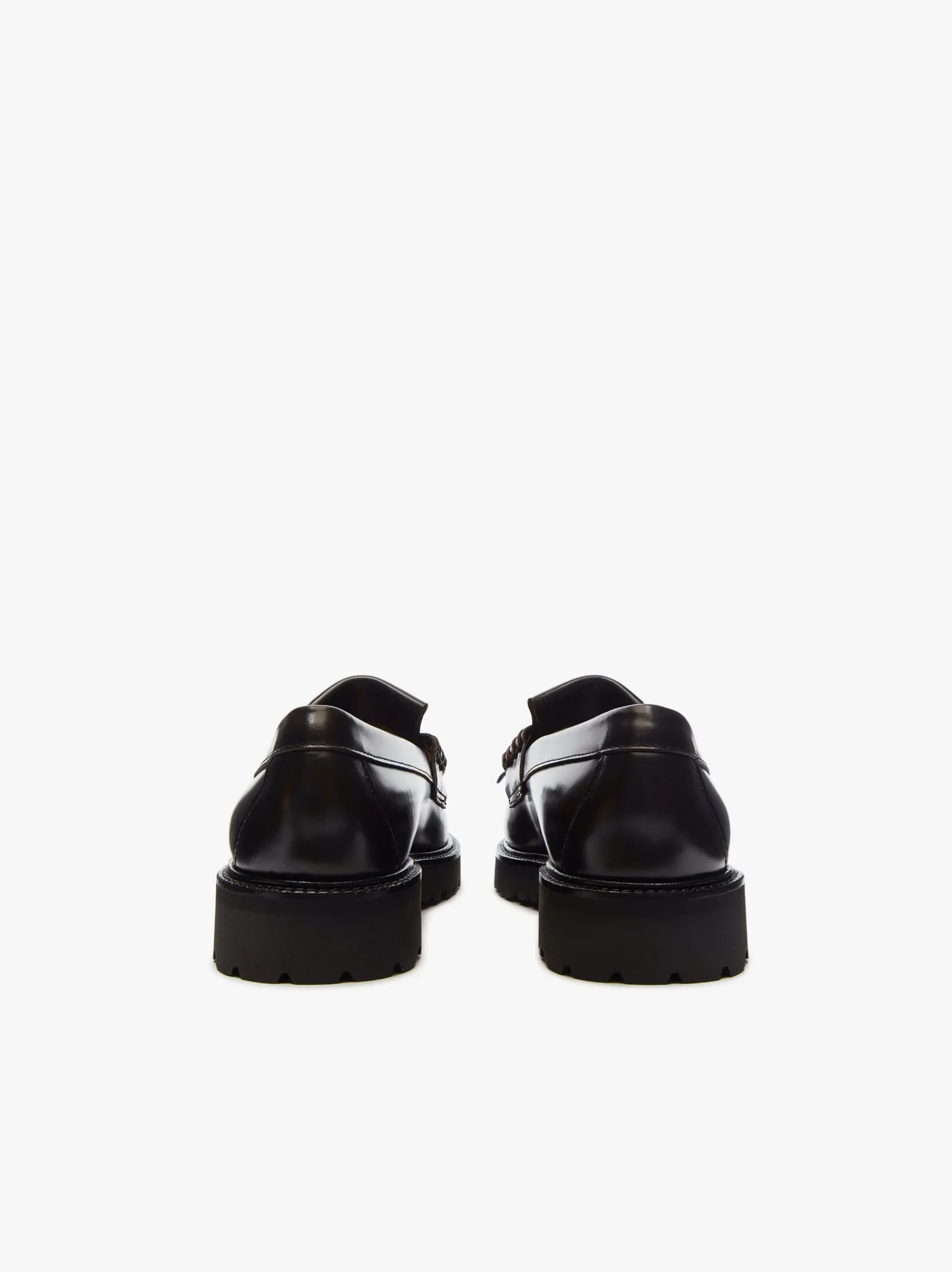 G.H.BASS Weejuns Layton II Kiltie Lug Loafers leather Chocolate