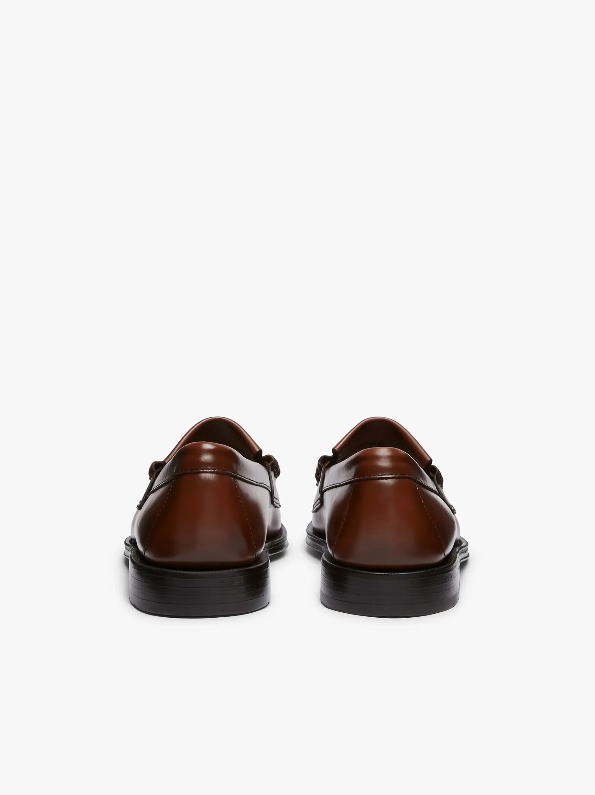 New G.H.BASS Weejuns Layton Kiltie Loafers Leather Brown