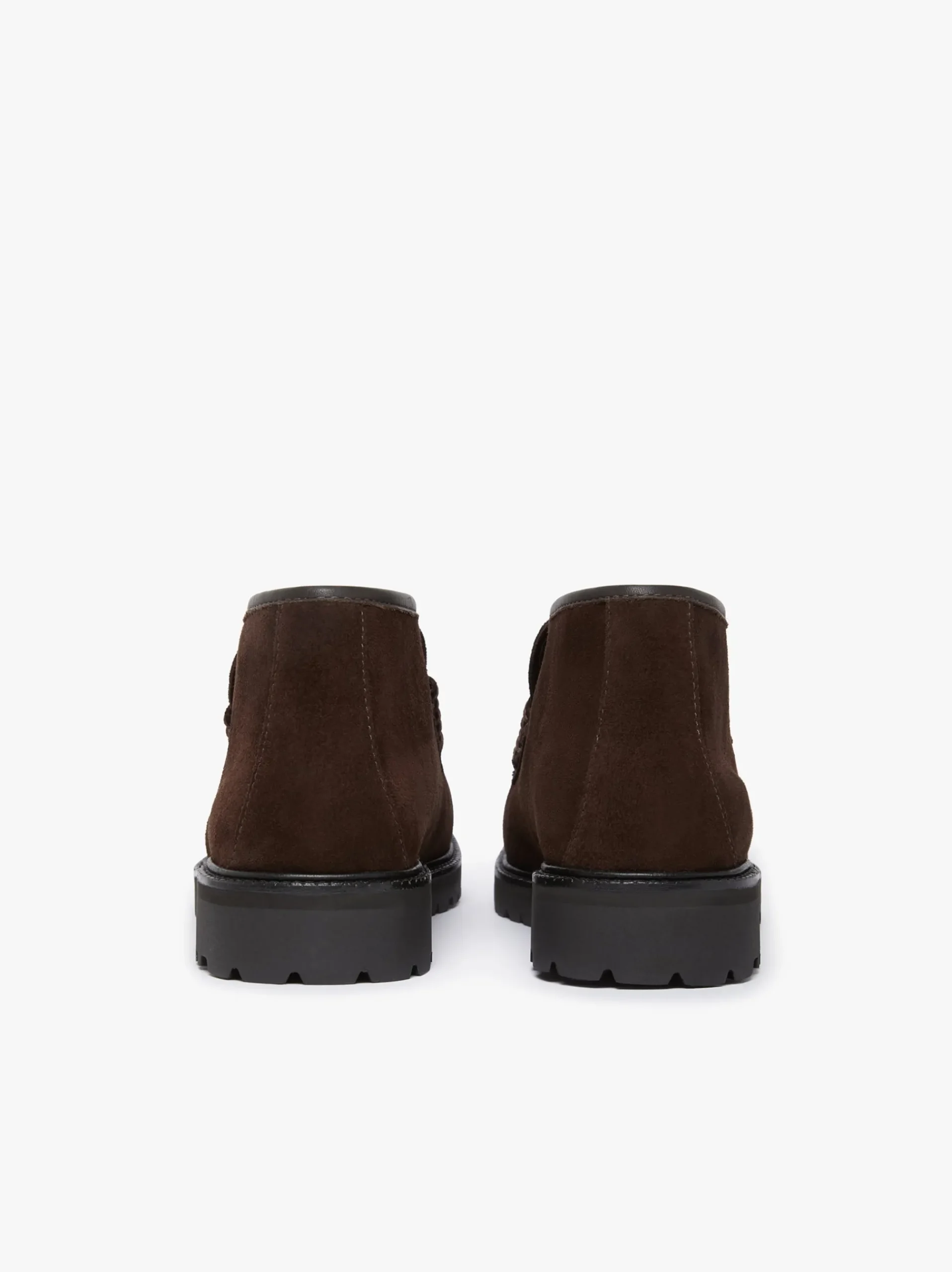 Hot G.H.BASS Weejuns Lug Boots Chocolate Suede