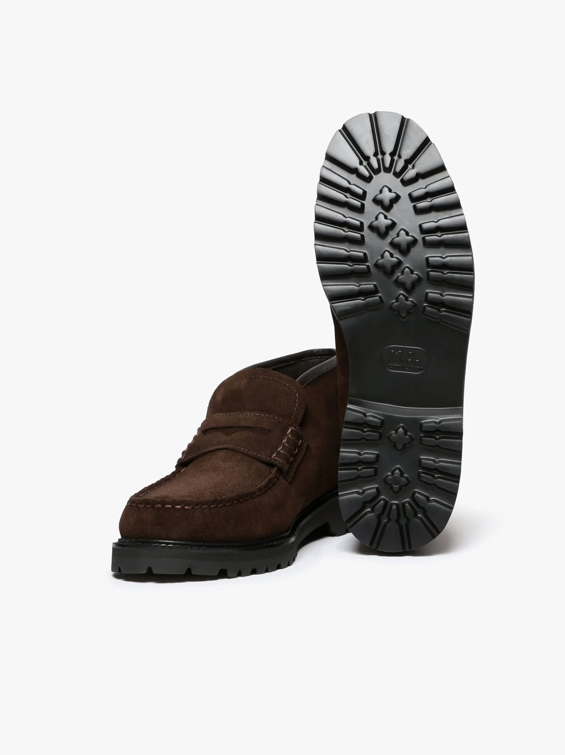 Hot G.H.BASS Weejuns Lug Boots Chocolate Suede