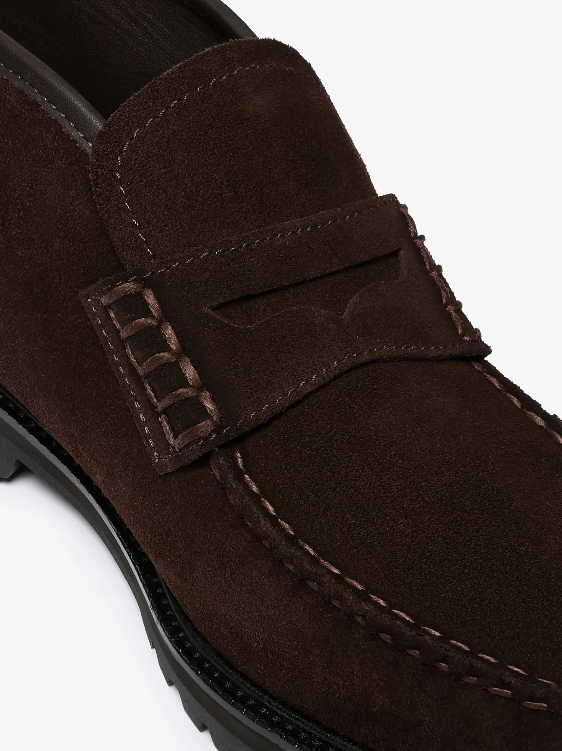 Hot G.H.BASS Weejuns Lug Boots Chocolate Suede