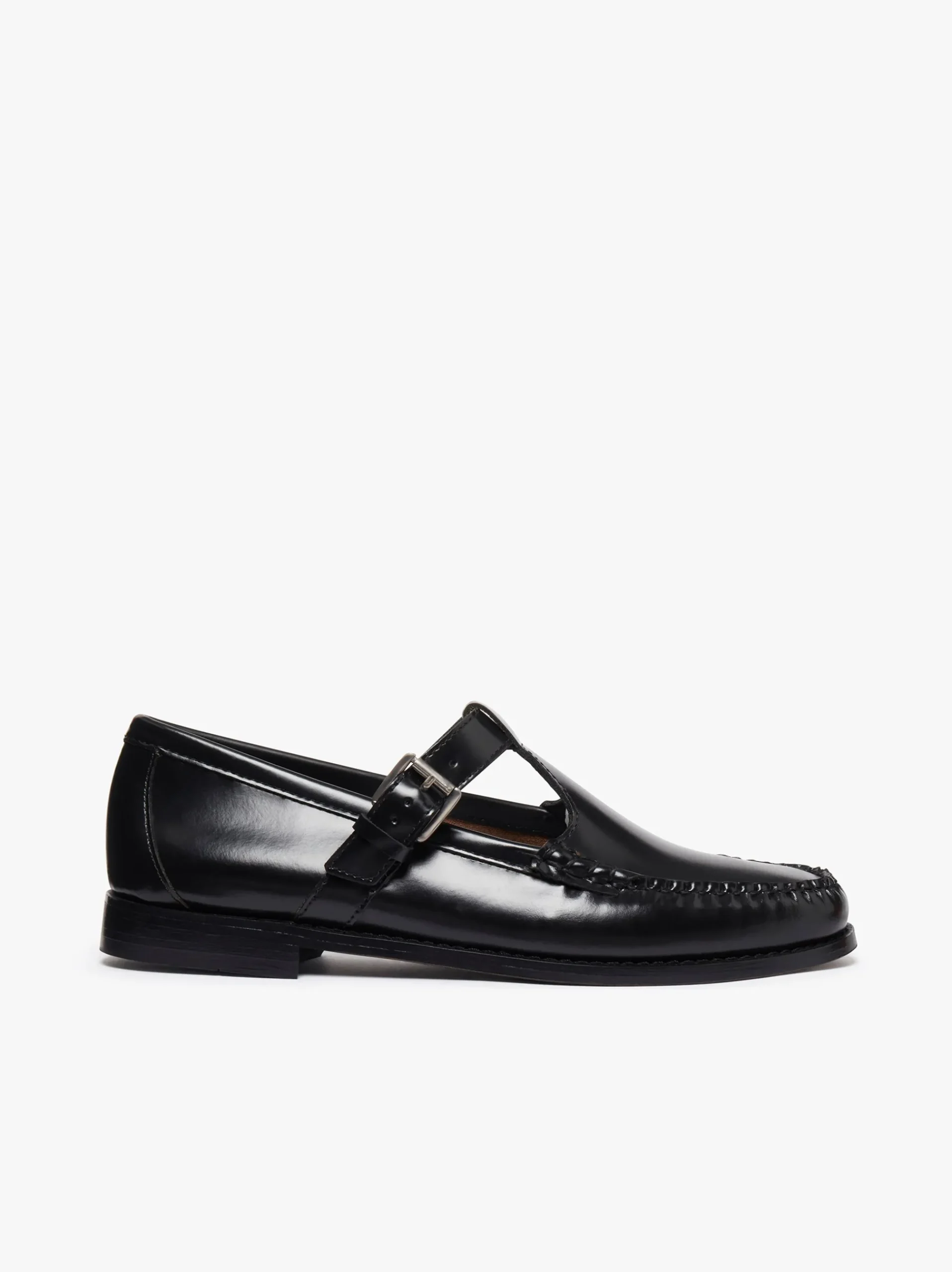Hot G.H.BASS Weejuns Mary Janes Leather Black