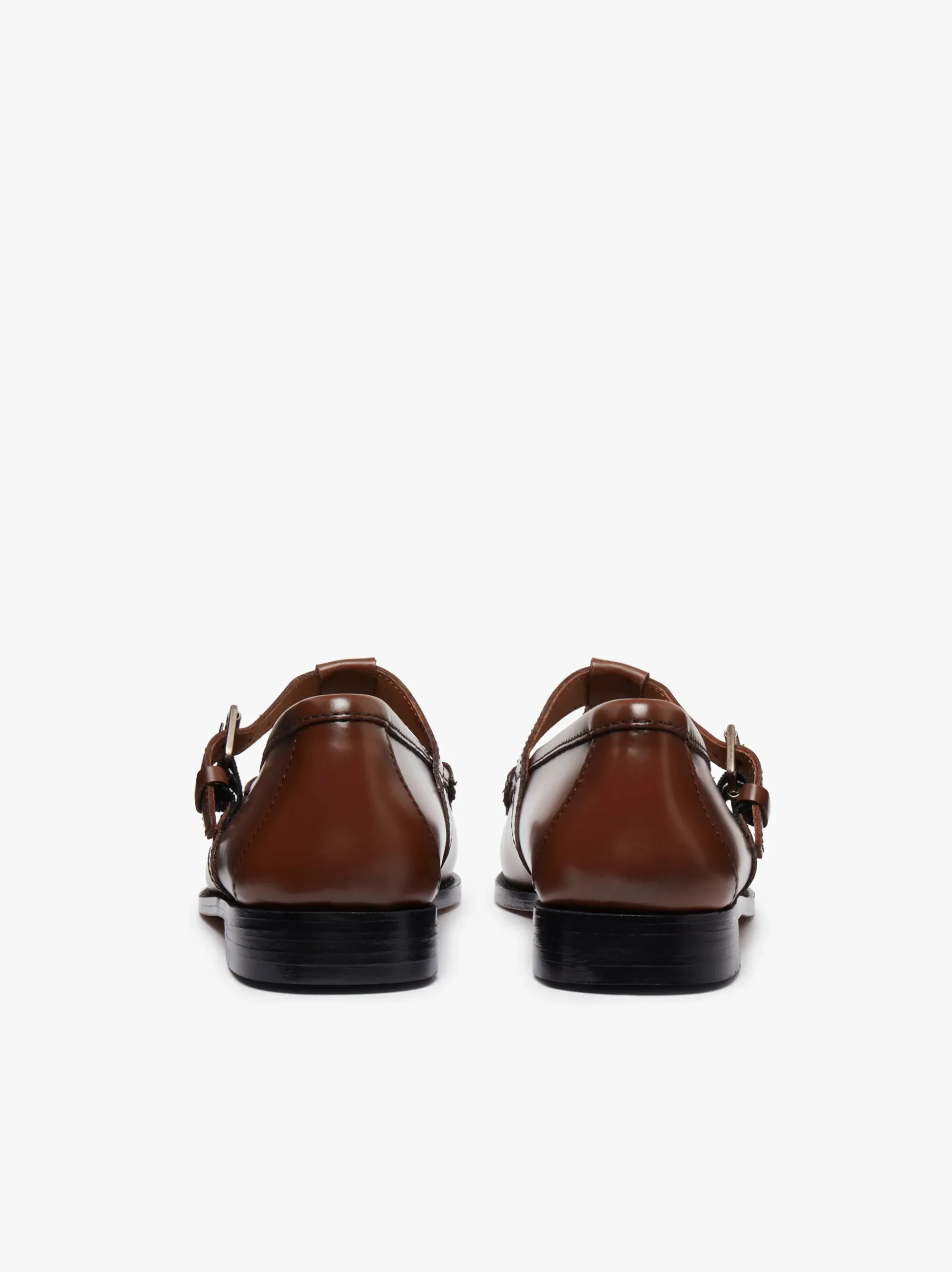 Discount G.H.BASS Weejuns Mary Janes Leather Cognac