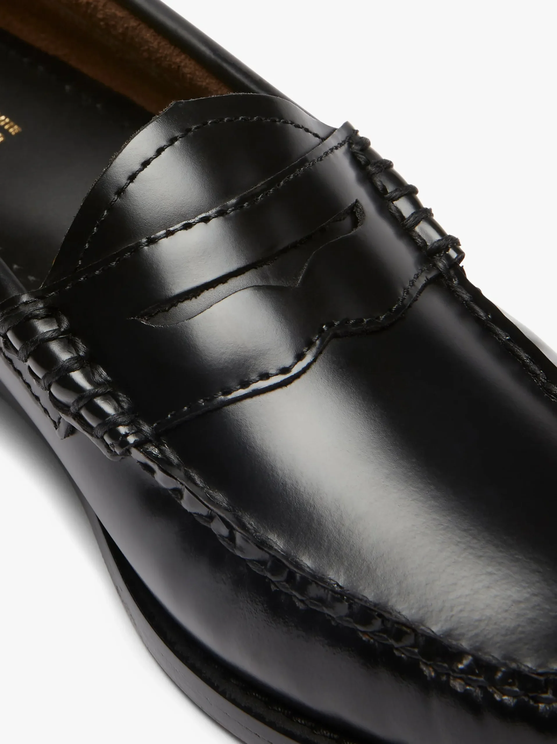 Outlet G.H.BASS Weejuns Penny Loafers Leather Black
