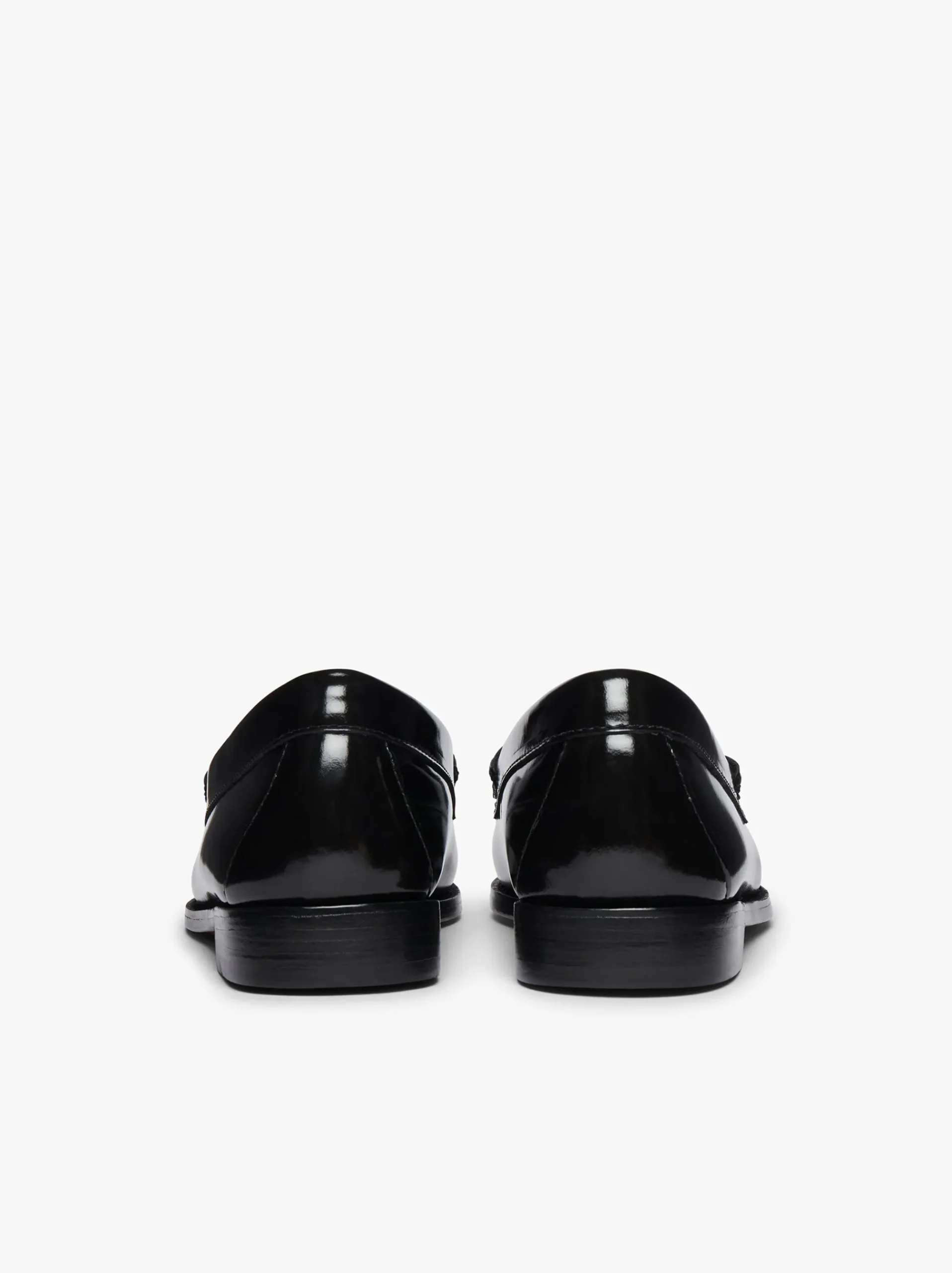 Discount G.H.BASS Weejuns Penny Loafers Patent Leather Black