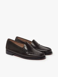 Discount G.H.BASS Weejuns Penny Loafers Leather Chocolate