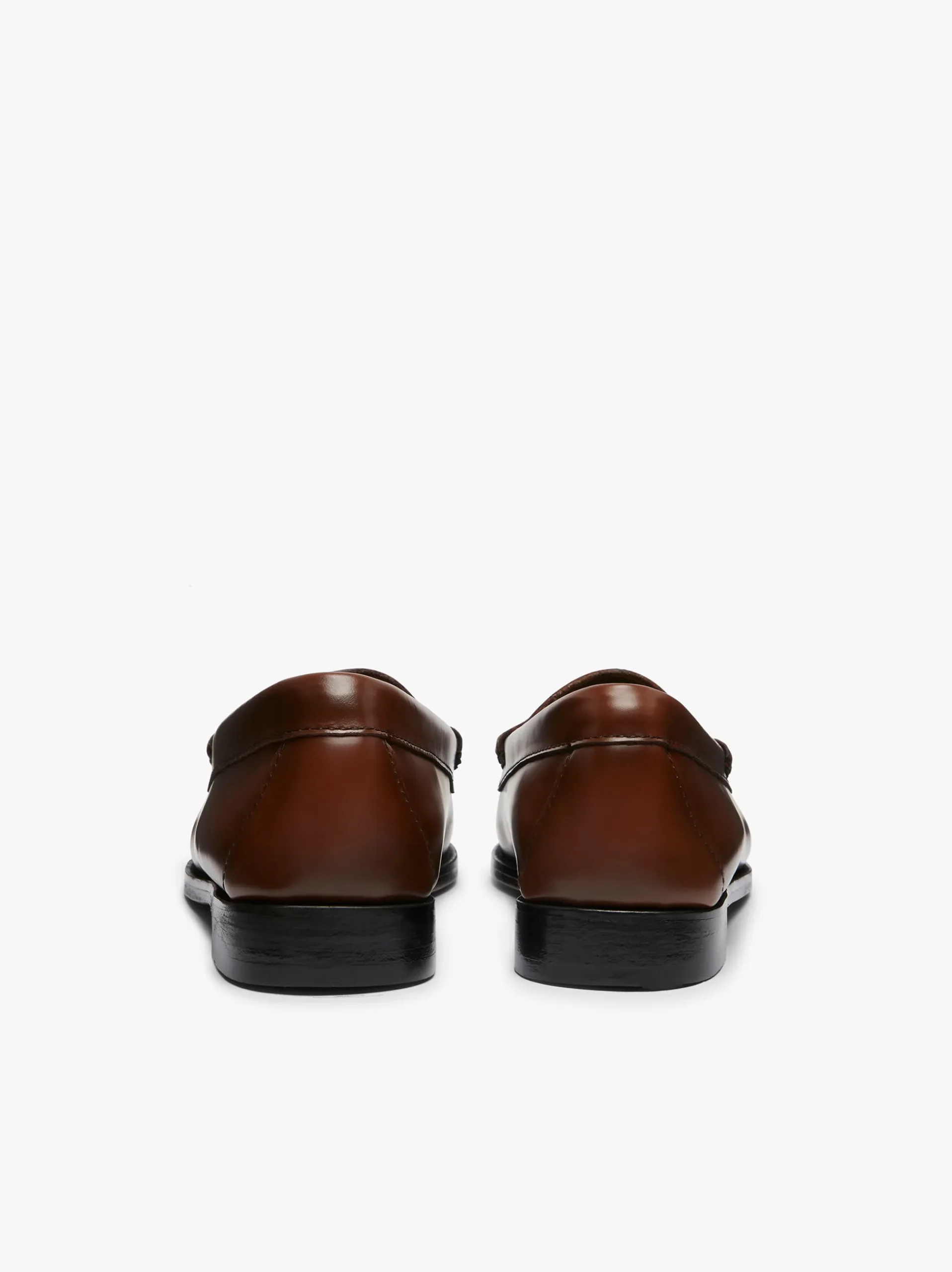 Online G.H.BASS Weejuns Penny Loafers Leather Cognac