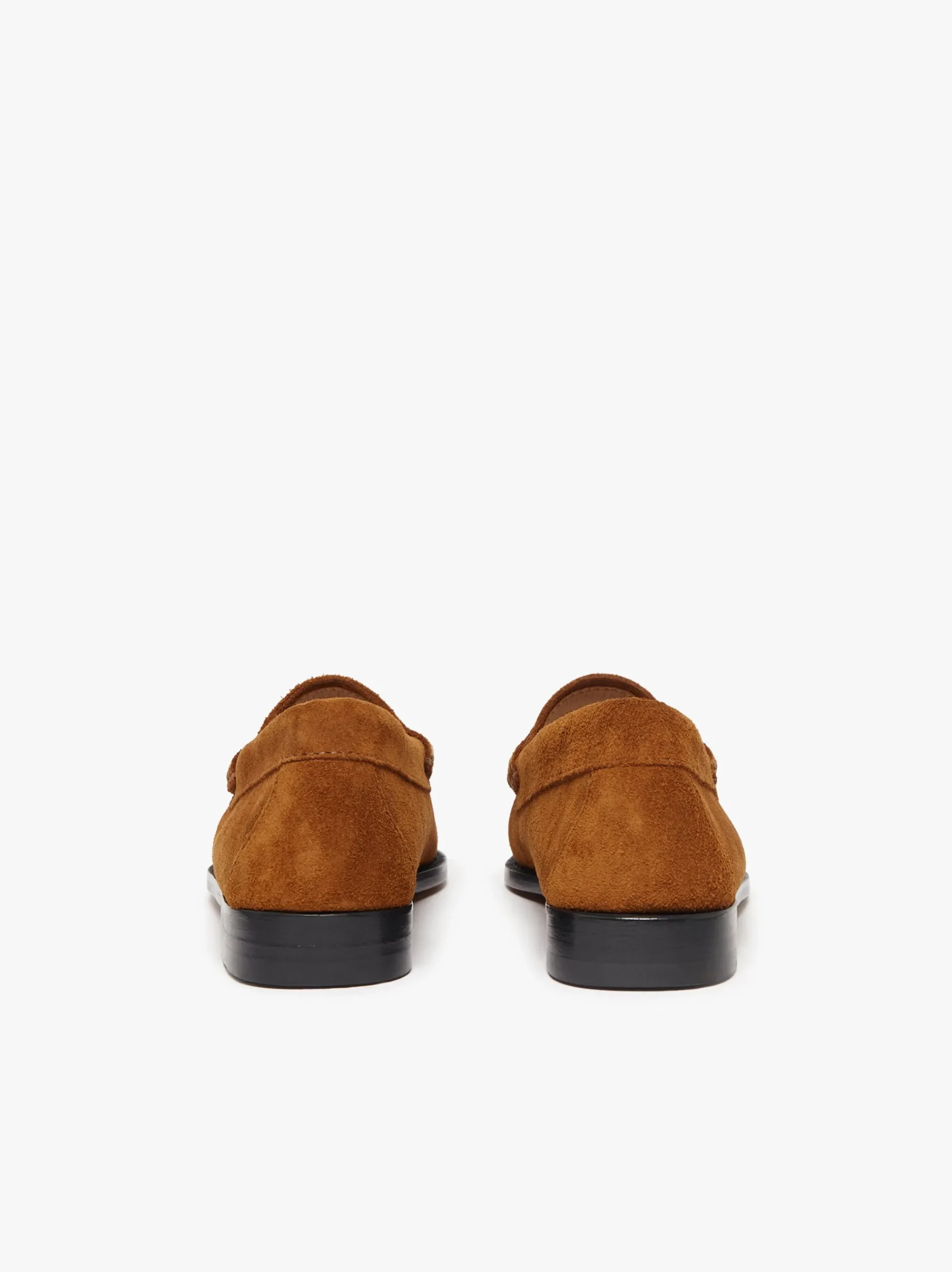 Hot G.H.BASS Weejuns Penny Loafers suede Mid Brown