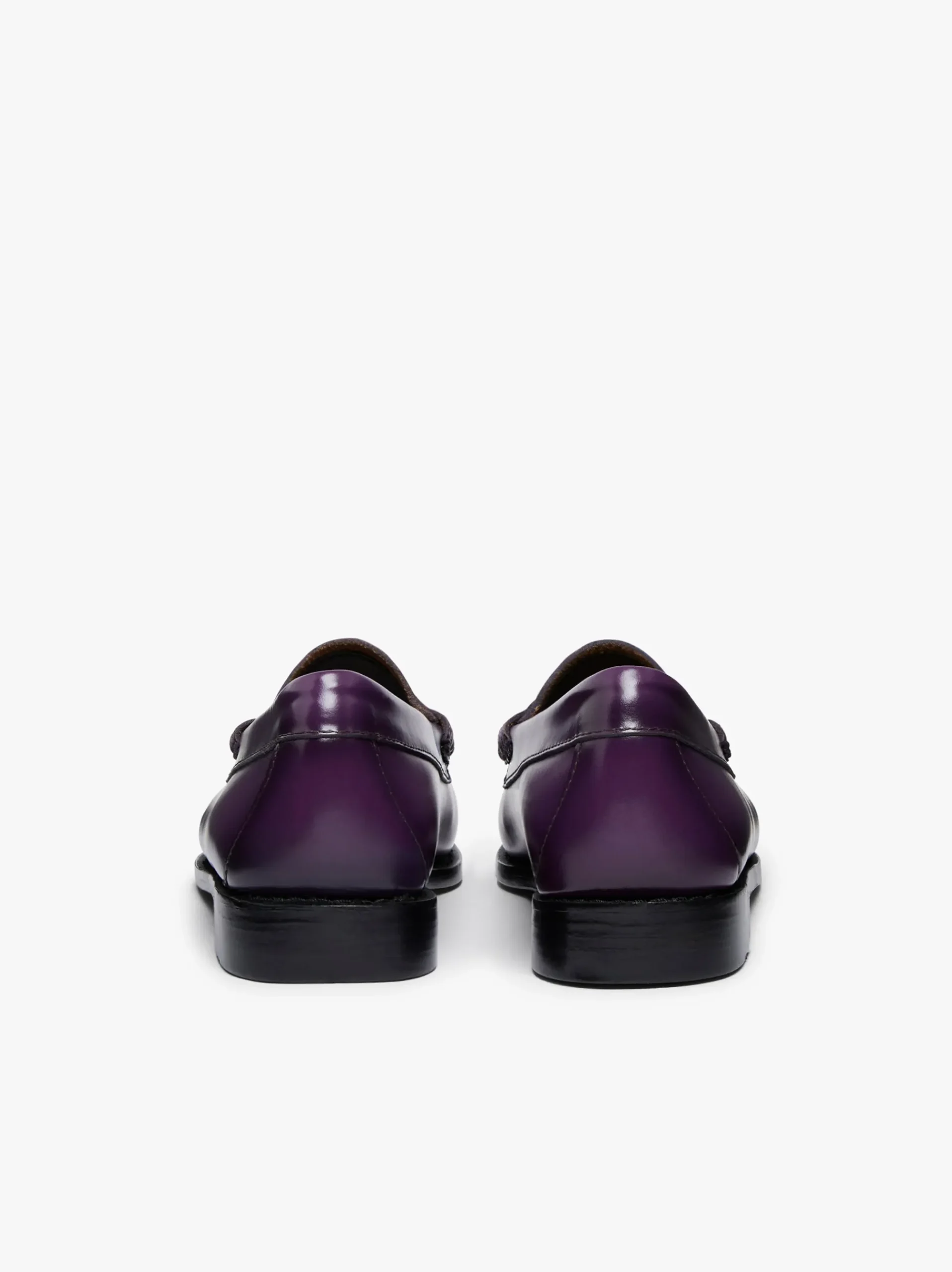 Outlet G.H.BASS Weejuns Penny Loafers Leather Purple
