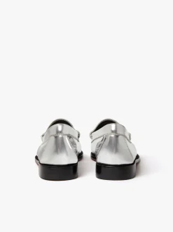 Best G.H.BASS Weejuns Penny Loafers Leather Silver
