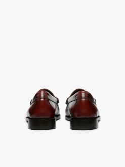 Discount G.H.BASS Weejuns Penny Loafers Leather Smoke Paprika
