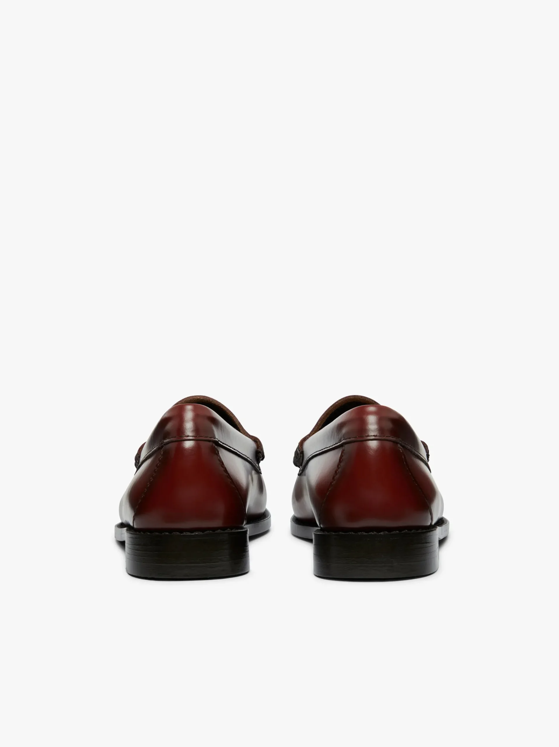 Discount G.H.BASS Weejuns Penny Loafers Leather Smoke Paprika