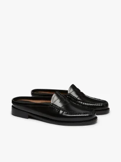 G.H.BASS Weejuns Penny Slides Leather Black