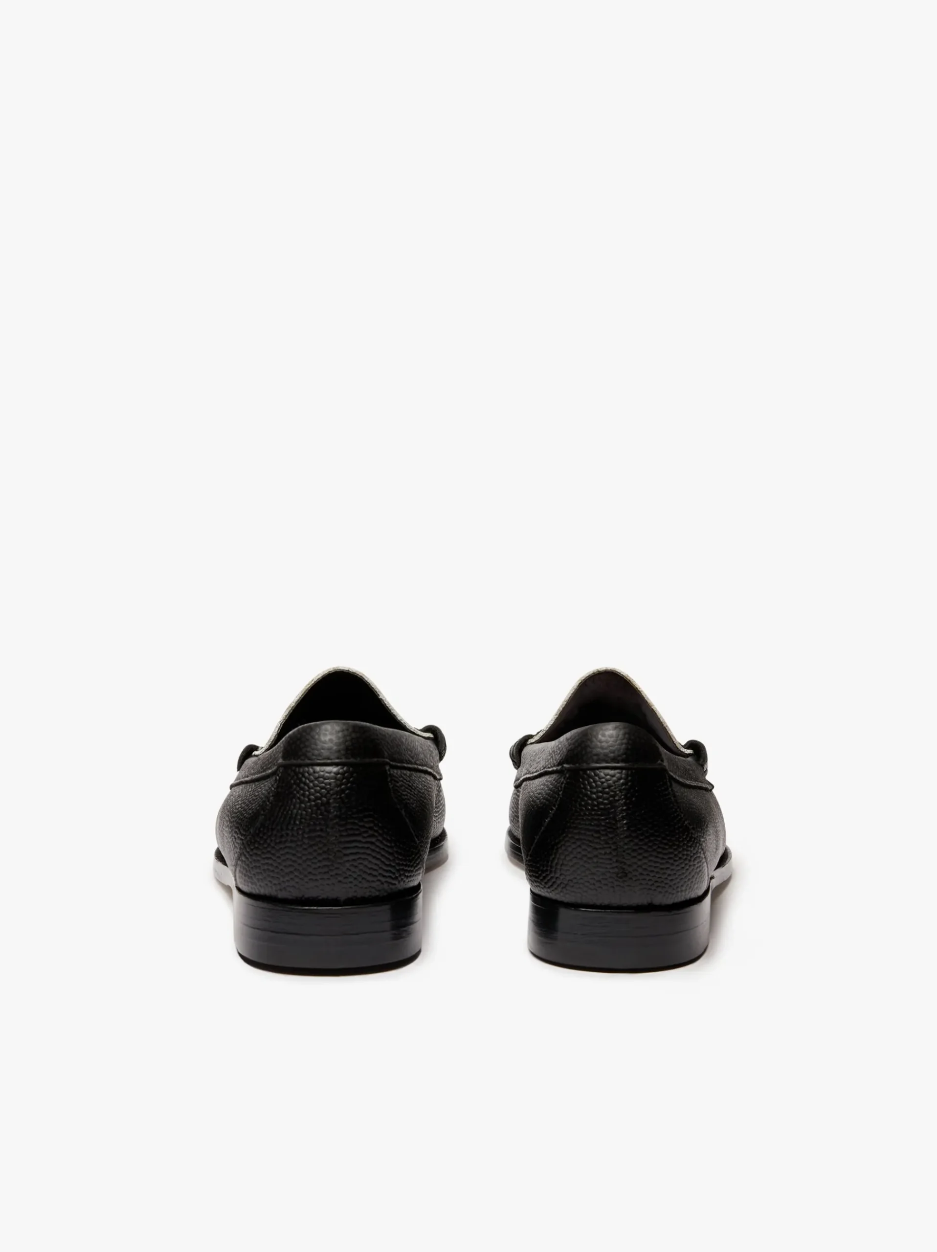 Clearance G.H.BASS Weejuns Reigning Champ Larson Penny Loafers Black and white leather Black & White
