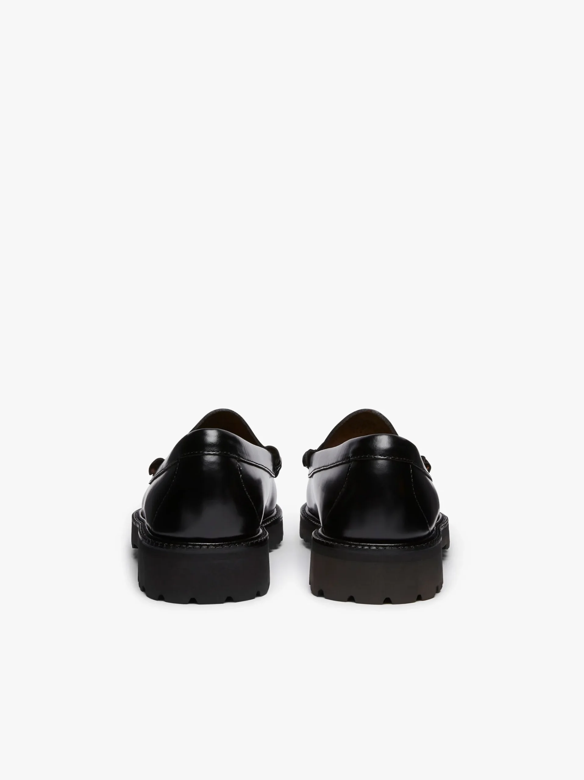 New G.H.BASS Weejuns 90s Larson Penny Loafers Leather Black