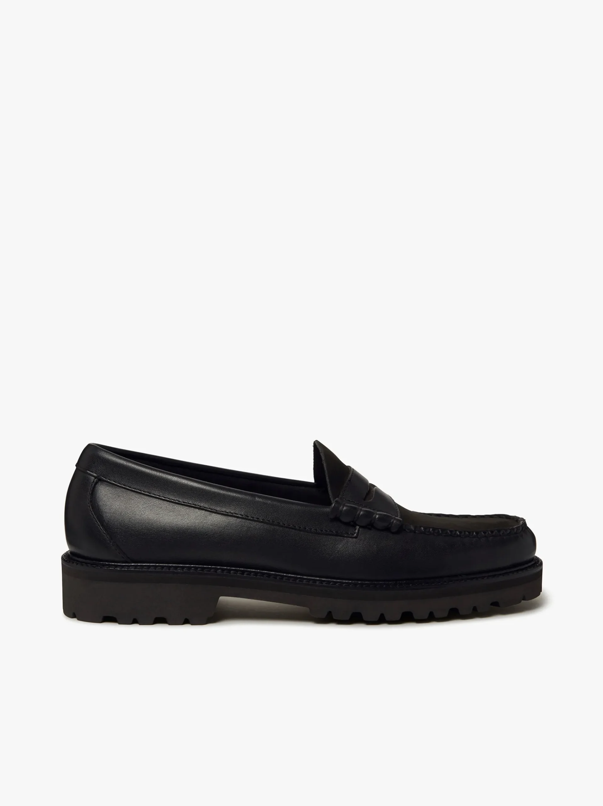New G.H.BASS Weejuns 90s Larson Penny Loafers Leather Black