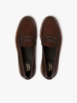 G.H.BASS Weejuns 90s Larson Penny Loafers Leather Chocolate