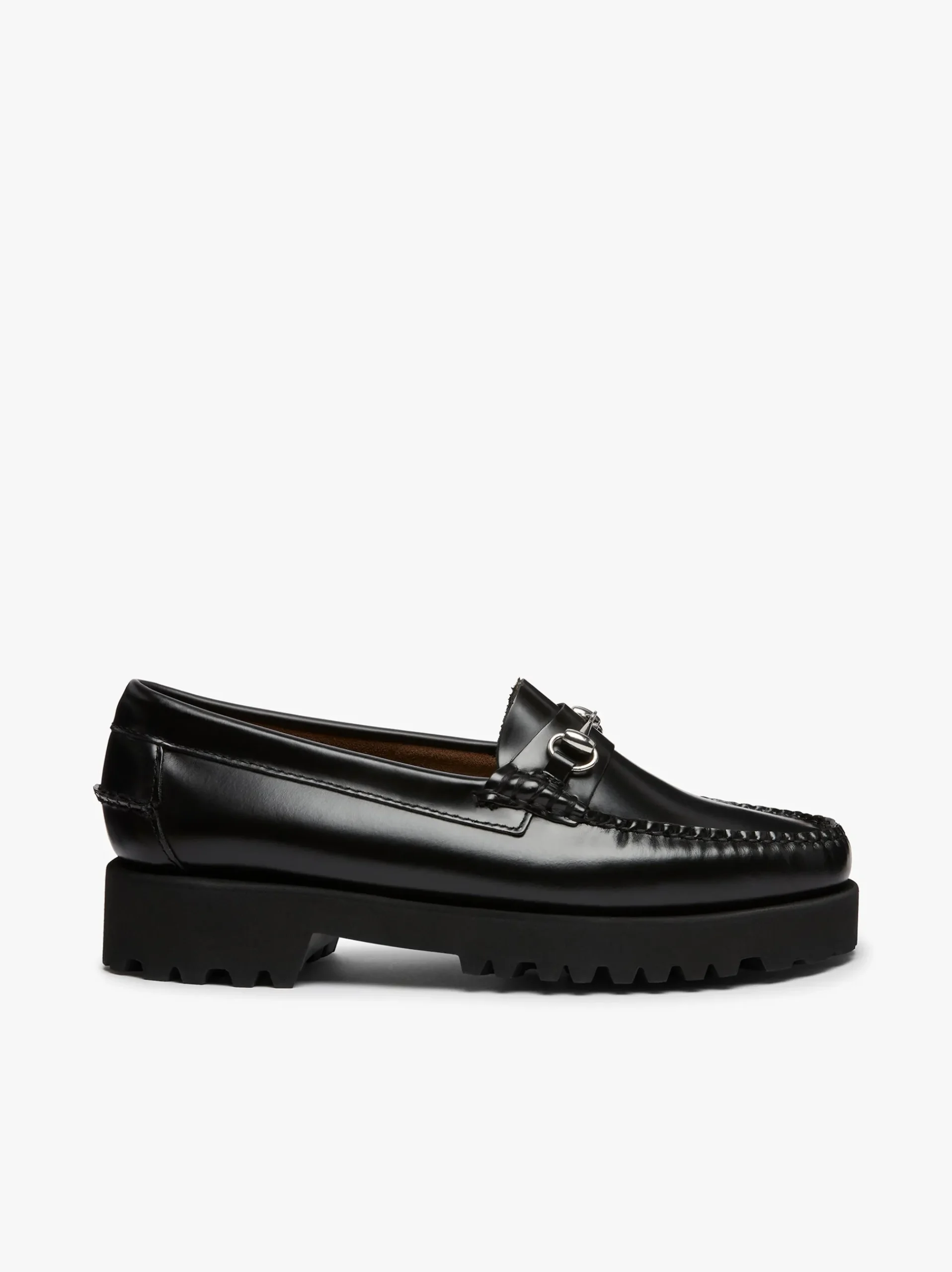 Outlet G.H.BASS Weejuns 90s Lianna Horsebit Loafers Leather Black