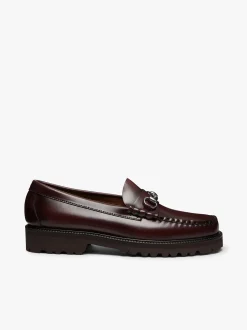 G.H.BASS Weejuns 90s Lincoln Horsebit Loafers Leather Wine