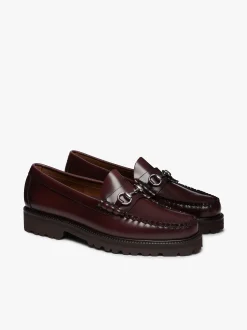 G.H.BASS Weejuns 90s Lincoln Horsebit Loafers Leather Wine