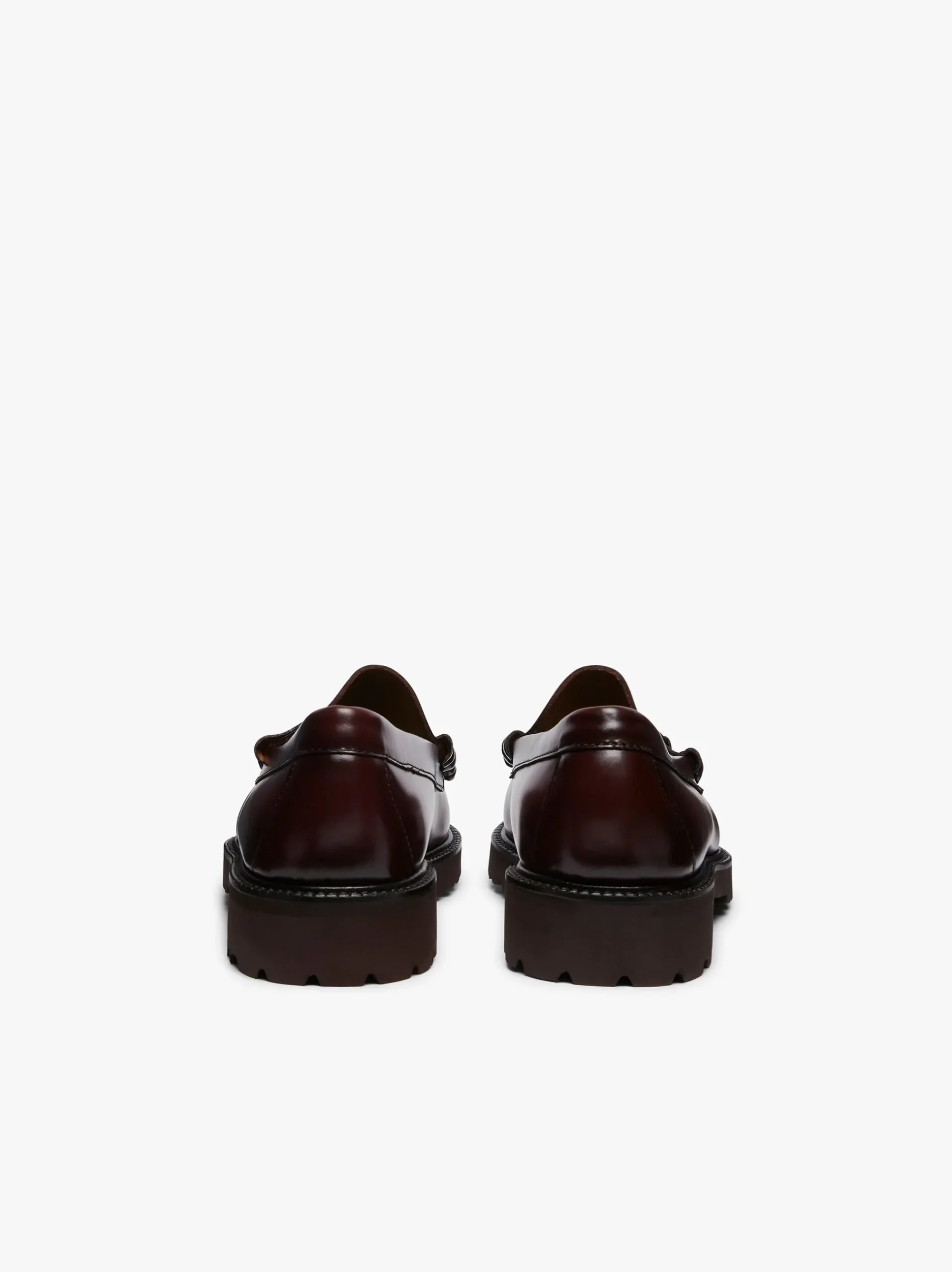 G.H.BASS Weejuns 90s Lincoln Horsebit Loafers Leather Wine