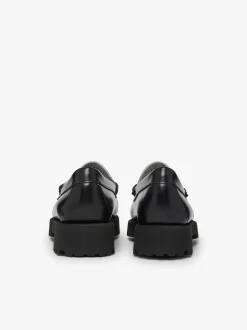 Sale G.H.BASS Weejuns 90s Penny Loafers Leather Black & White