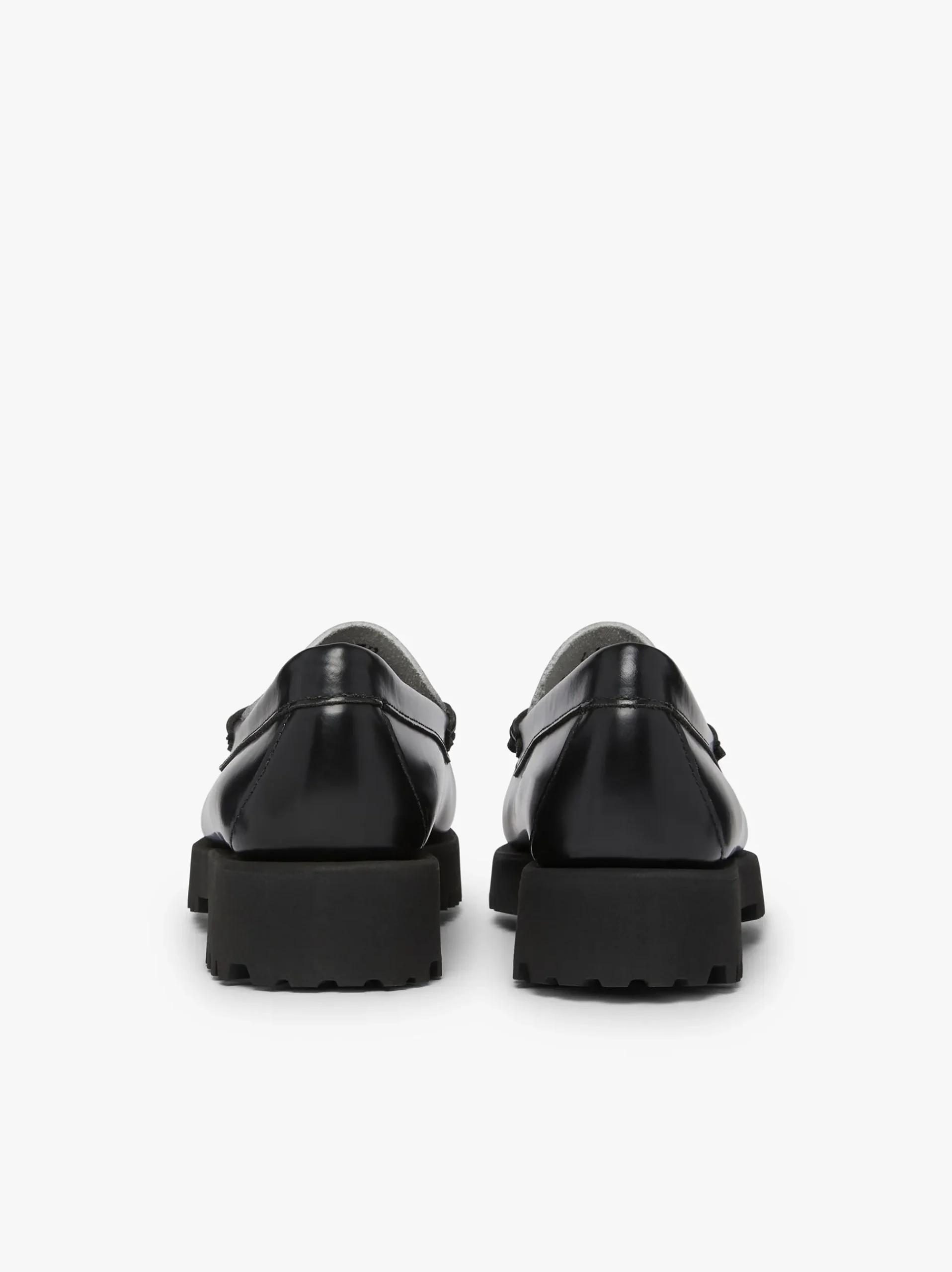 Sale G.H.BASS Weejuns 90s Penny Loafers Leather Black & White