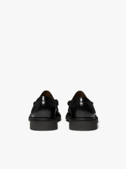 Discount G.H.BASS Weejuns Step Larson Penny Loafers Leather Black