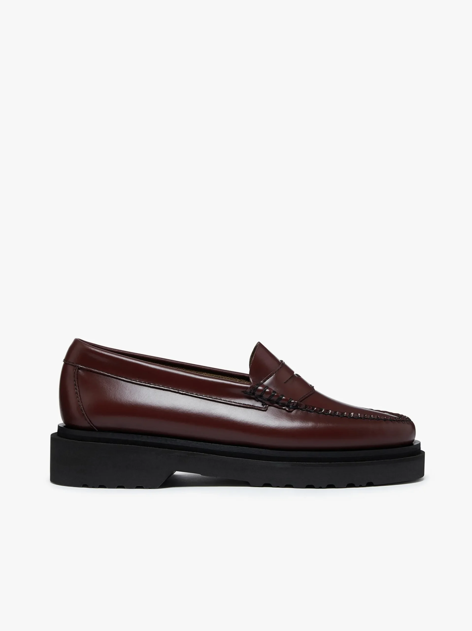 Online G.H.BASS Weejuns Step Penny Loafers Leather Wine